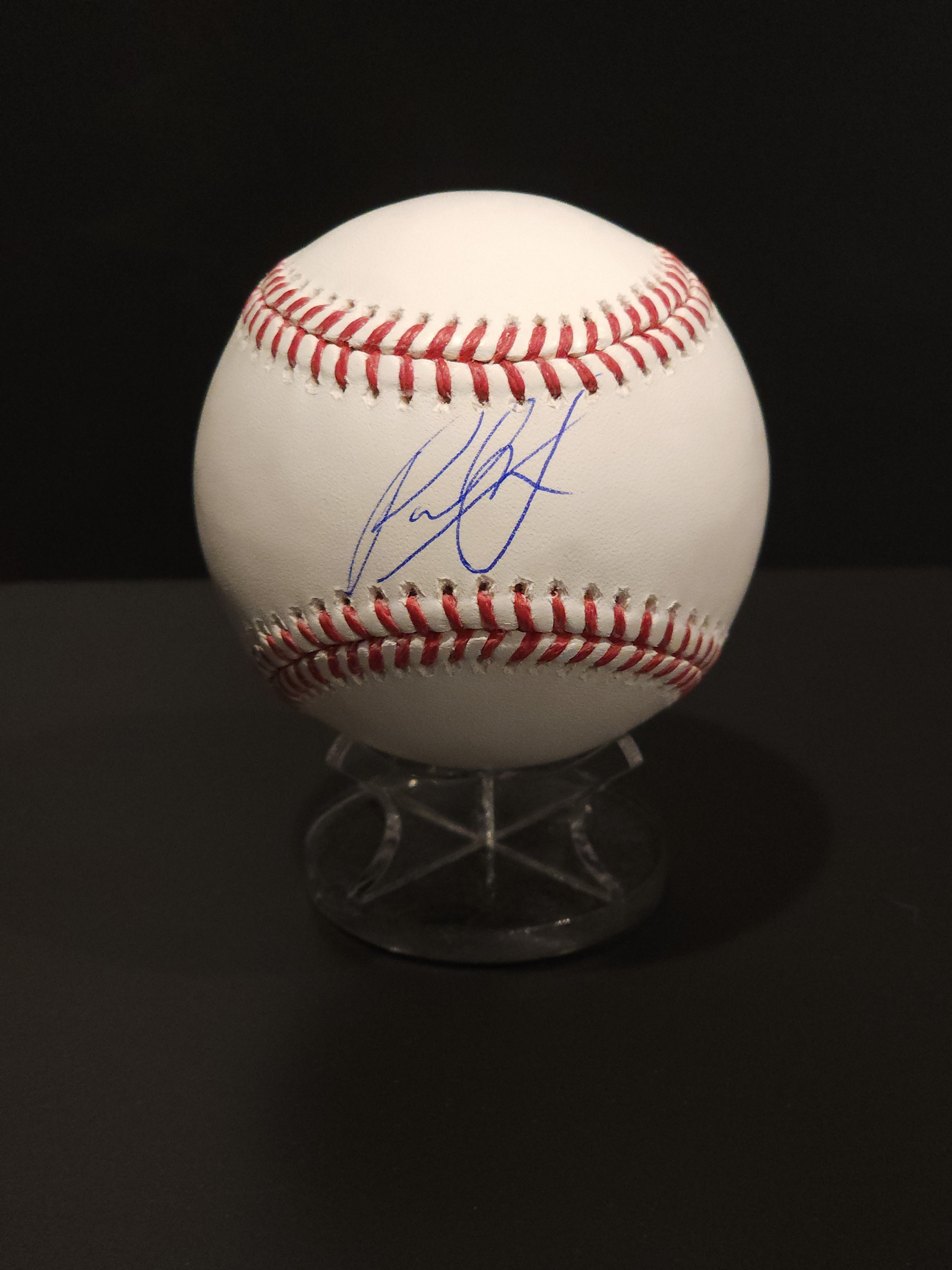 Paul Skenes signed/auto OMLB Ball - Pittsburgh Pirates, MLB COA image 0
