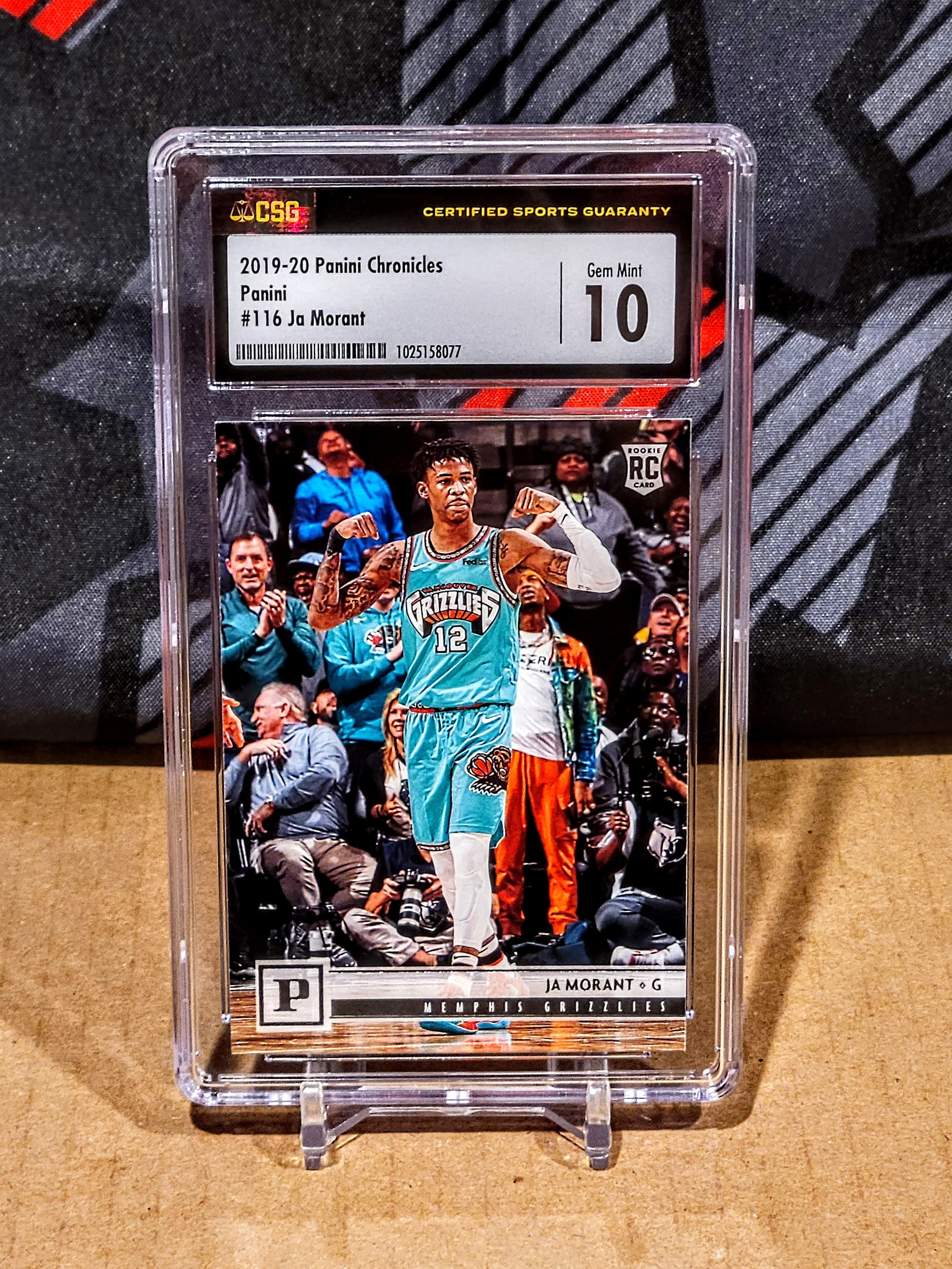 Ja Morant Panini Chronicles RC #119 - CSG 10 image 0