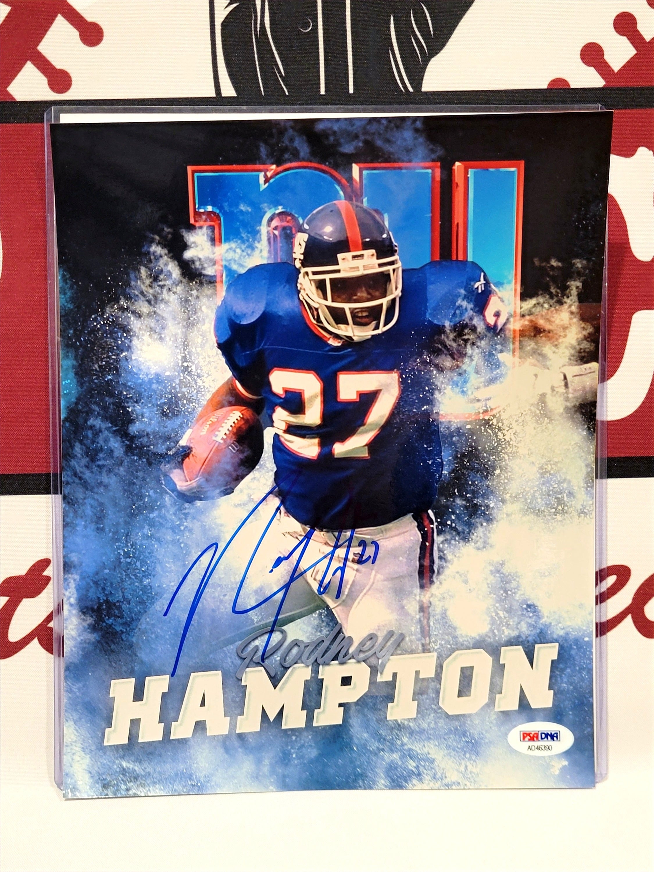 Rodney Hampton 8x10 image 0