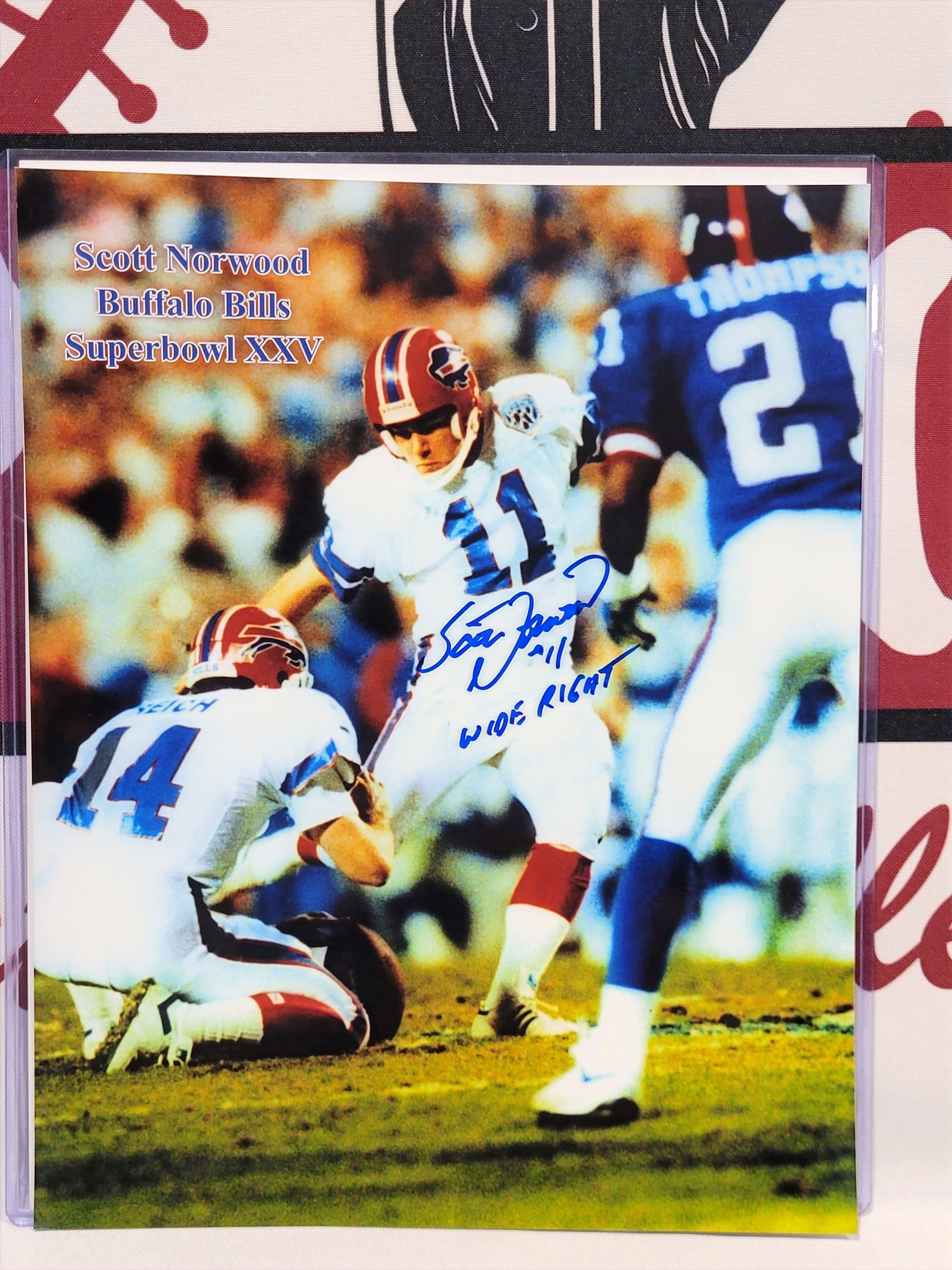 Scott Norwood 8x10 w/Inscription image 0
