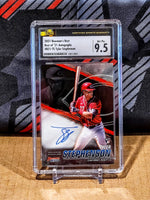 Tyler Stephenson Reds - Bowman's Best Autographed Rookie Card - CSG 9.5 image 0