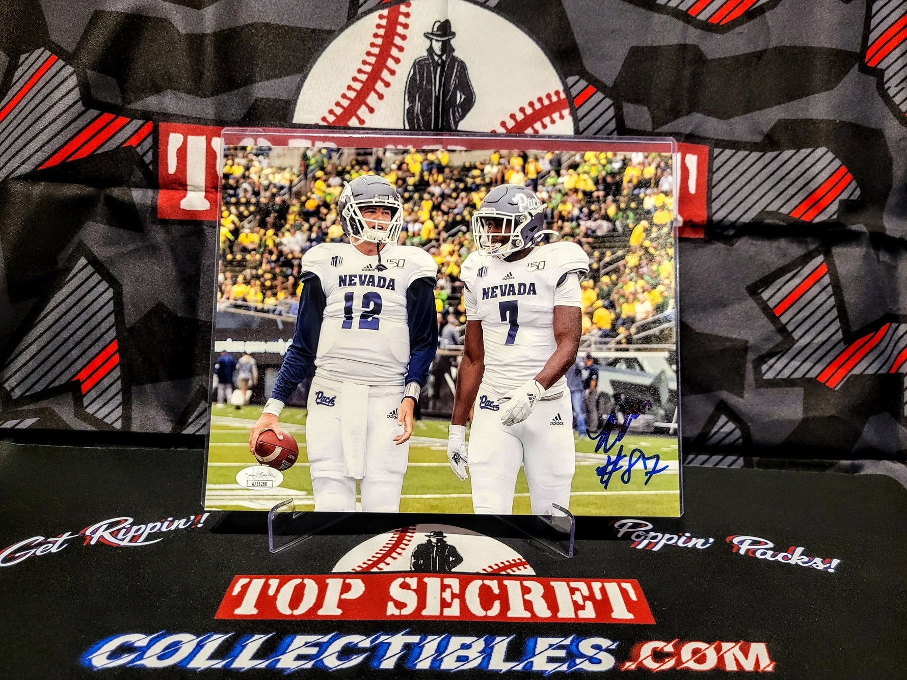 Romeo Doubs Wolf Pack/Packers Autographed Signed 8x10 - JSA COA image 0