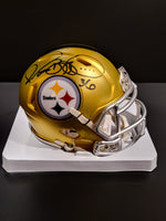 Jerome Bettis Signed/AUTO Steelers Flash Mini Helmet - Beckett COA image 0