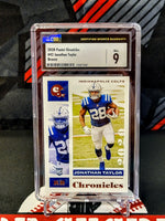 Jonathan Taylor Colts Chronicles RC #42 Bronze Graded - CSG 9 image 0