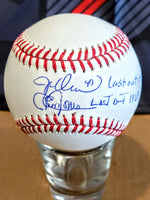 Cleon Jones & Jesse Orosco - '69/'86 NY Mets World Series Last Out Inscriptions image 0