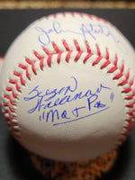 John Sterling & Suzyn Waldman w/ "Ma & Pa" Inscription OMLB - Yankees image 1