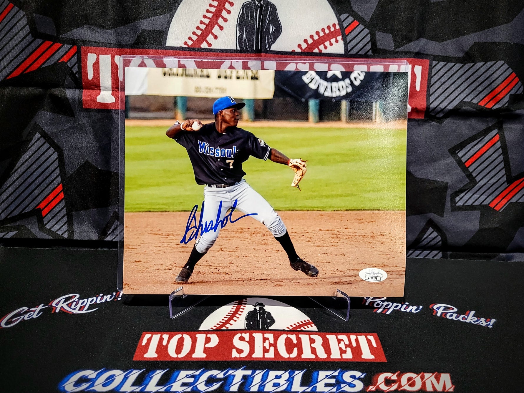 Jazz Chisholm Jr. 8x10 Auto/Signed Photo - Yankees NCAA Missoula - JSA image 0