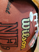 Joe Montana Signed Wilson NFL Football (Commissioner Tagliabue) image 1