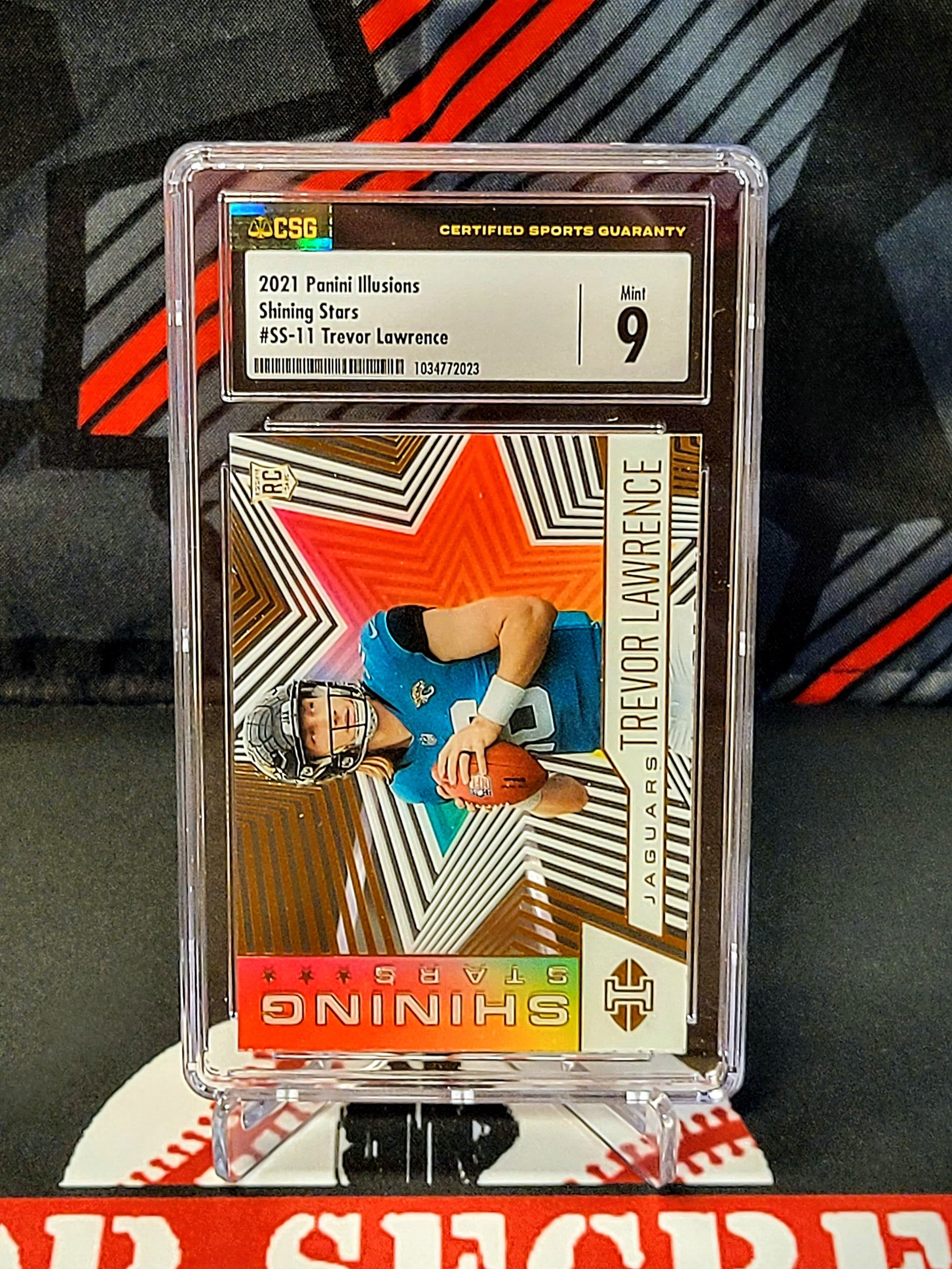 Trevor Lawrence Jaguars #SS-11 Rookie Shining Stars Graded - CSG 9 image 0
