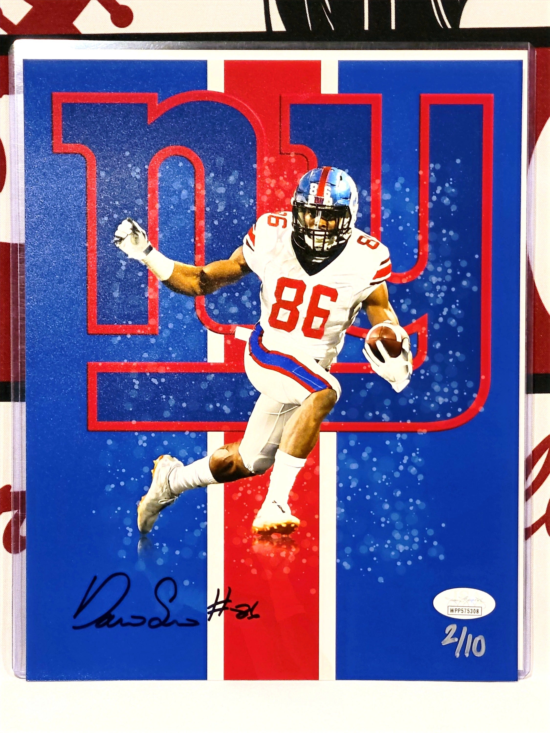 Darius Slayton Limited Edition 8x10 image 0