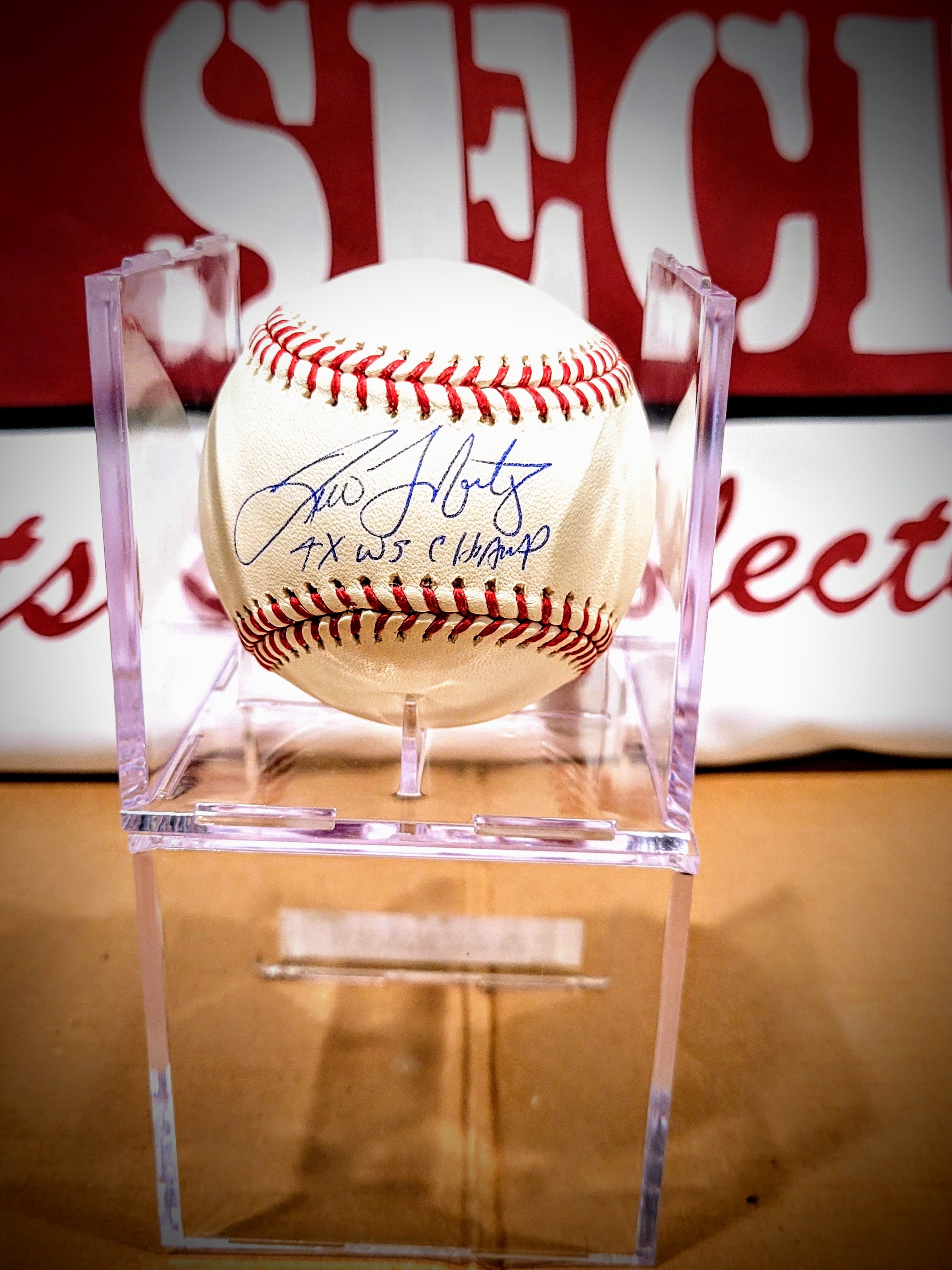Tino Martinez OMLB with Inscription image 0