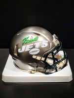 Breece Hall Signed/AUTO Jets Flash Mini Helmet - Fanatics COA image 0